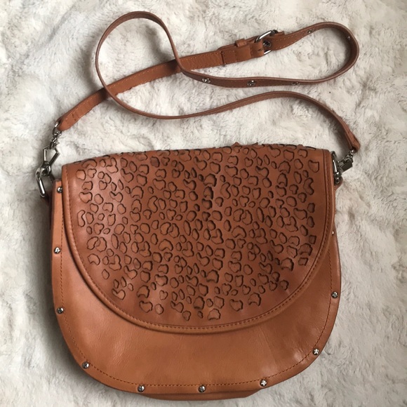 Rebecca Minkoff Cheetah Laser Crossbody Handbag - Picture 1 of 6